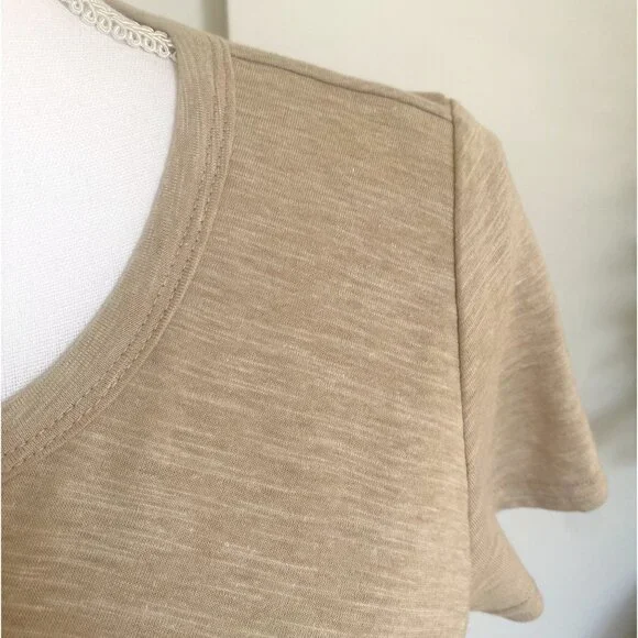 🤎 NWOT - La Miel Soft Ruched Mini T-shirt Dress with tulip skirt 🤎 - Picture 6 of 10